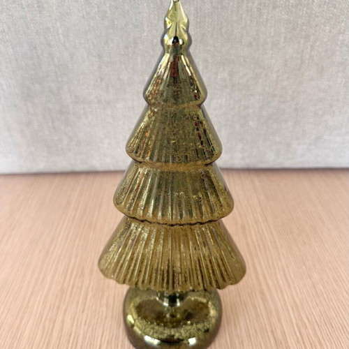 Christmas decorative tree made of mercury glass new