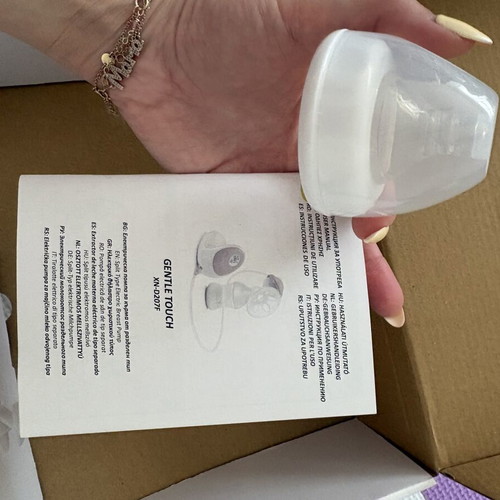 Cangaroo Electric Single Breast Pump Gentle Touch battery beige like new