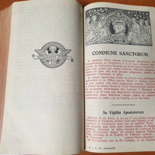 Marietti Pars Autumnalis Breviarium Romanum deluxe leather used
