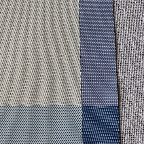 Modern quality placemats with mesh plastic texture 45x30 cm