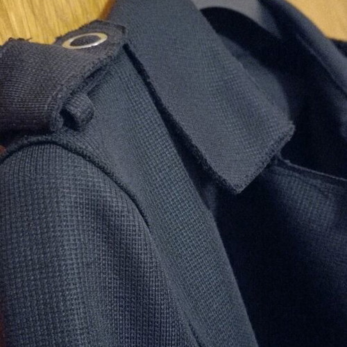 Stradivarius coat black like new, autumn or spring wear