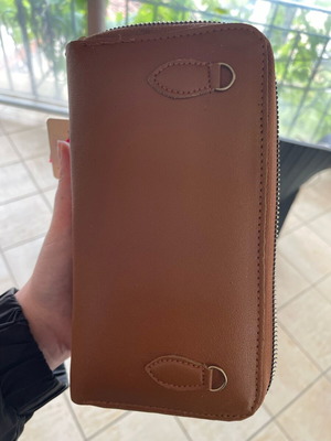 Wallet pouch brown new
