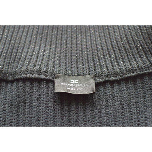 Elisabetta Franchi knit vest used, black-gray, size 44