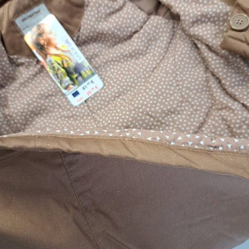 Orchestra girls' trench coat brown new size 12