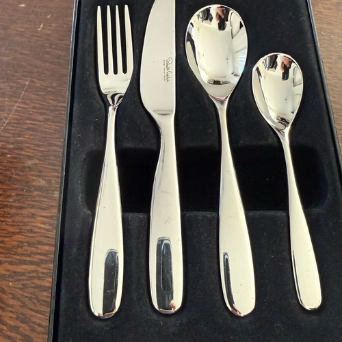 Set of 4 children's cutlery new stainless steel
