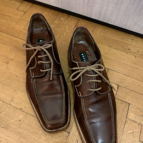 Fratelli Rossetti brown moccasins like new, leather