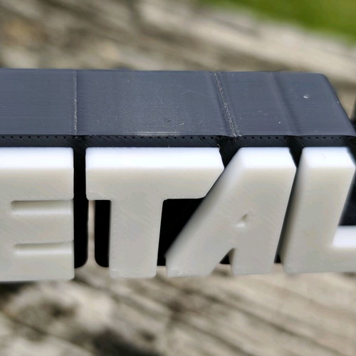 Metallica Logo Stand 3D printed new decorative item