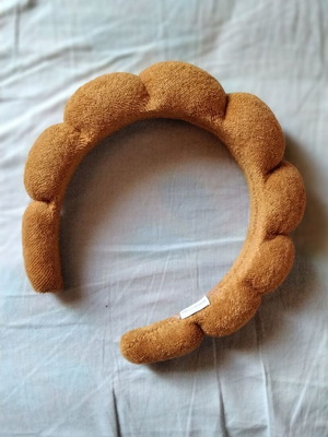 Makeup headband brown color new