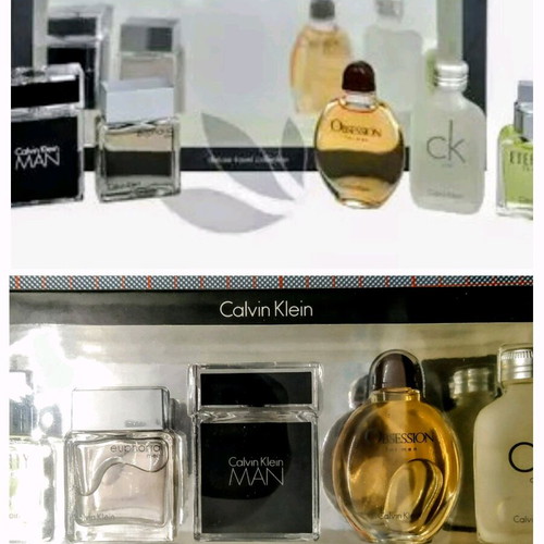 Calvin Klein Deluxe 5-Piece Travel Mini Perfume Set in 1 Box new