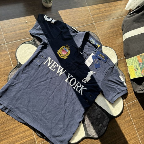 New York No5 Polo shirt size S blue brand new