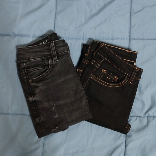 Zara kids black jeans like new, pack of 2, 110 cm