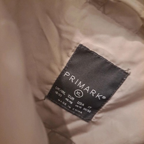 Primark puffer jacket, beige, XL