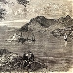  1858 Ο Edward Lear ζωγραφίζει στην Κέρκυρα δίπλα του ο οικονόμος του Κόκκαλης ο Σουλιώτης