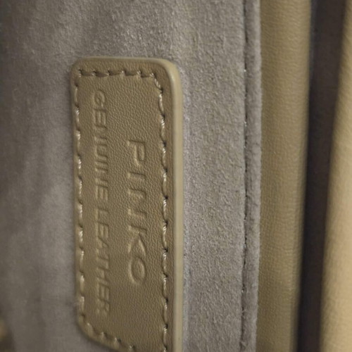 Leather bag Pinko like new, beige