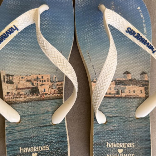 Havaianas flip-flops used, men's sizes 45-46, pair