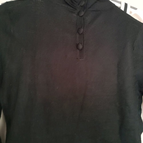 St Martins knitted wool dress like new, black, size S