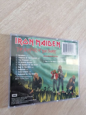 Iron Maiden The Number Of The Beast CD, 1998 remastered
