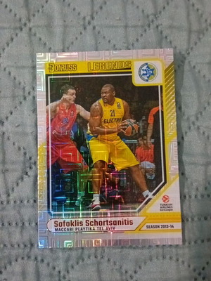 Sofoklis Schortsianitis Donruss Euroleague Legend card 2013-14 like new
