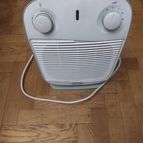 Delonghi HFS50B20.GR Floor Room Bathroom Fan Heater 2000W Like New Waterproof