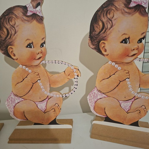 Wooden figures, set of 4, 40 cm each