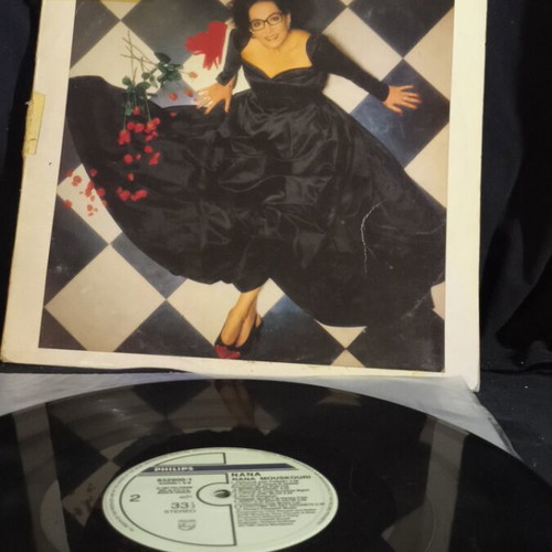 Nana Mouskouri Nana vinyl record used, cover with tape