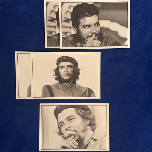 Che Guevara postcards set of 5, printed and bought in Cuba 2008, new