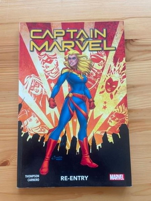 Captain Marvel Re-Entry comic like new in English