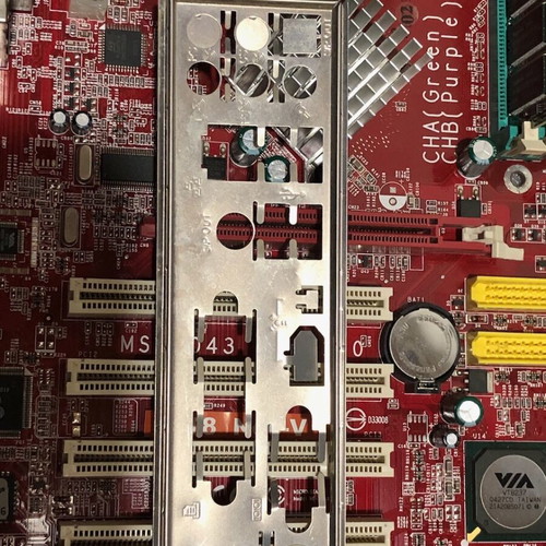 Intel Pentium 4 2.8GHz with MSI PT8 Neo-V motherboard and 1.5 GB RAM used