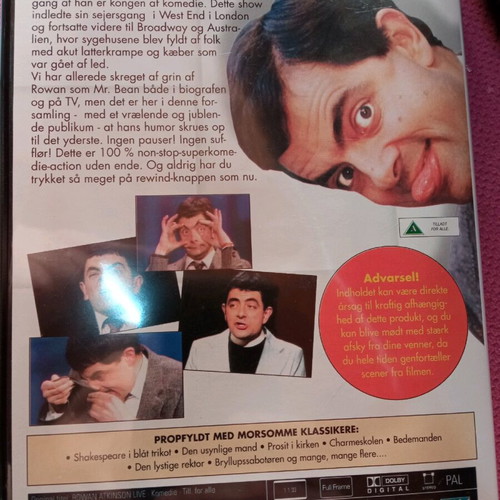 Rowan Mr.Bean Atkinson Live DVD like new, comedy, subbed
