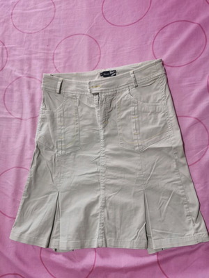 Φούστα Toi&moi μπεζ στενή μίνι στυλ 90s σαν καινούργιο, μέγεθος M