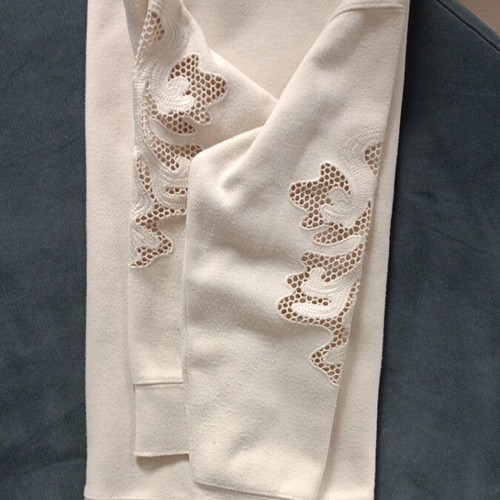 Zara sweatshirt used, beige, size S with sleeve design