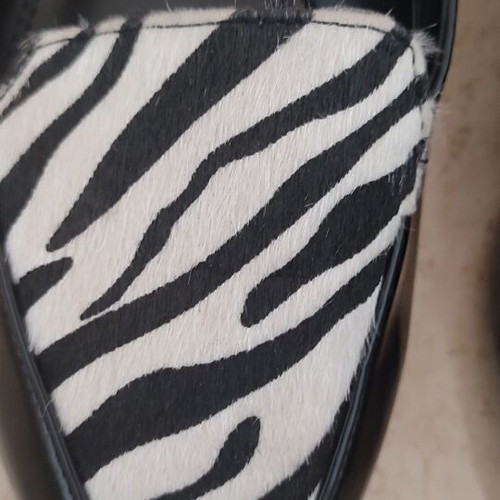 Migato flat shoes new, pony skin, size 39
