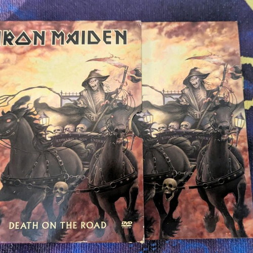 Iron Maiden 3-disc DVD Death on the Road like new, metal