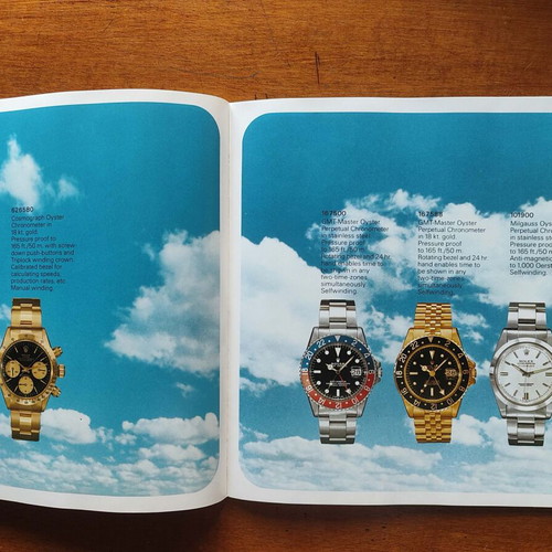 Vintage Rolex watch catalog 1977 like new