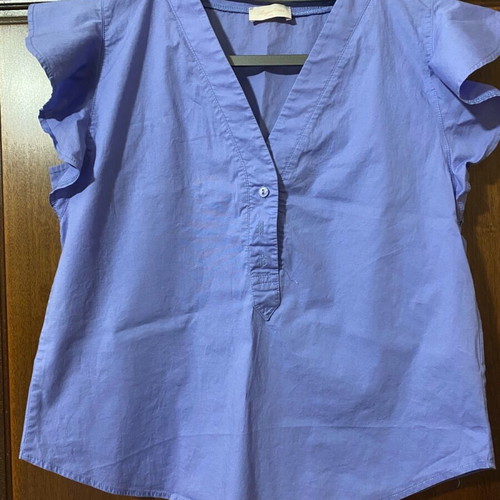Short-sleeve shirt purple like new