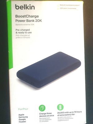 Belkin Power Bank 20000mAh 15W σαν καινούργιο