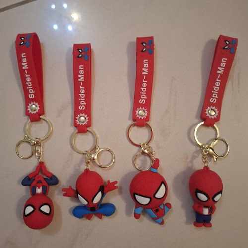 Spiderman keychains set of 12, new, street style