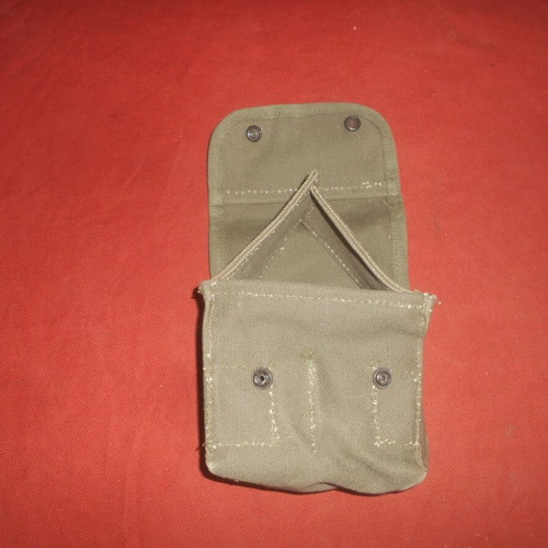 Greek Army M-71 First Aid Pouch canvas green new