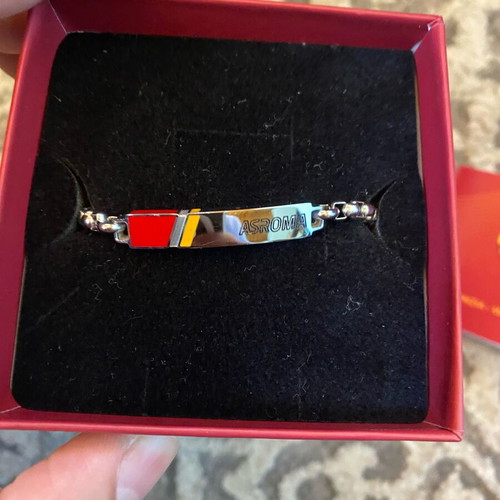 AS Roma bracelet authentic, new with box