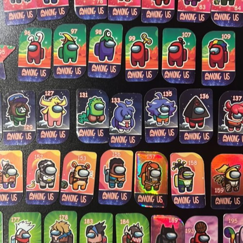 Among Us metal caps set of 125 used