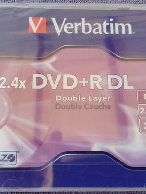 Verbatim DVD-R DL σετ 4 τεμαχίων καινούργια, διπλής στρώσης 8.5GB