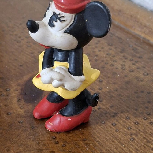 Mickey & Minnie Mouse vintage 80s figure set used, PVC