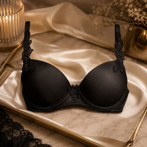 Miss Rosy | Bra | NEW | 85B Black Push Up with Underwire & Padding