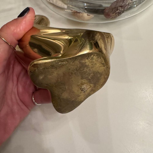 Press Papier heavy 2kg gold metal decorative like new