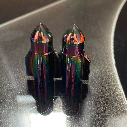 Valve Caps for Tires new, rocket and bomb shapes
