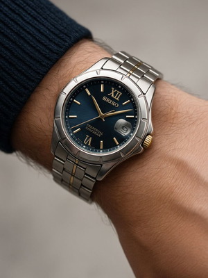Ρολόι Seiko 8F32-0079 Perpetual Calendar μεταχειρισμένο, unisex, τιτάνιο