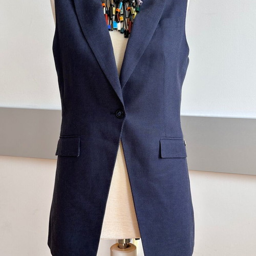 Jean Paul Vivienne Waistcoat like new, dark blue, size M