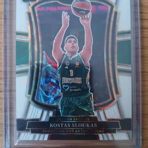 Kostas Sloukas White Scope /35 Panathinaikos Panini Select Euroleague 2025-26