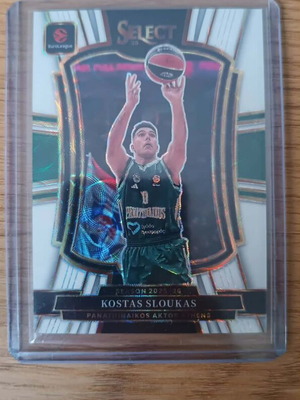 Kostas Sloukas White Scope /35 Panathinaikos Panini Select Euroleague 2025-26