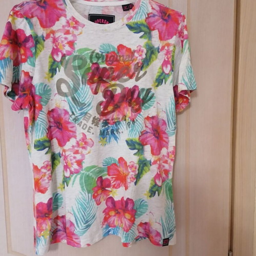 Superdry T-shirt, multicolour, size L